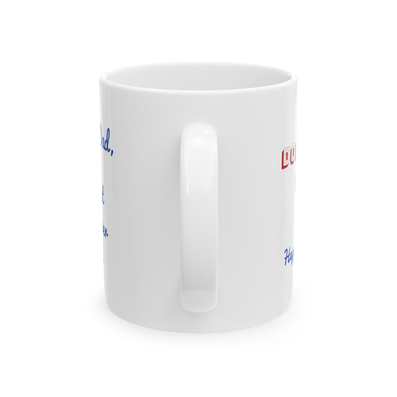 "Thanks for the Advice" Ceramic Coffee Cup, Left-Handed (11oz, 15oz)