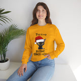 Resting Grinch Face Women's Crewneck Sweatshirt