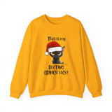 Resting Grinch Face Women's Crewneck Sweatshirt