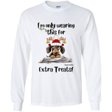 Dachshund Extra Treats! Kid's 100% Cotton Long Sleeve T-Shirt