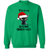 Resting Grinch Face Men's Pullover Sweatshirt