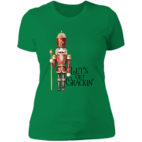 Let's Get Crackin' Women's 100% Cotton Slim Fit T-Shirt