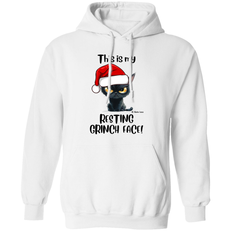 Resting Grinch Face Men's Pullover Hoodie