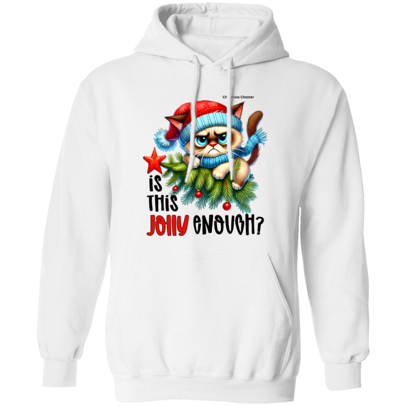 Is This Jolly Enough? Women's Pullover Hoodie