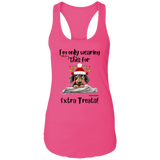 Dachshund Extra Treats! Women's Racerback Tank