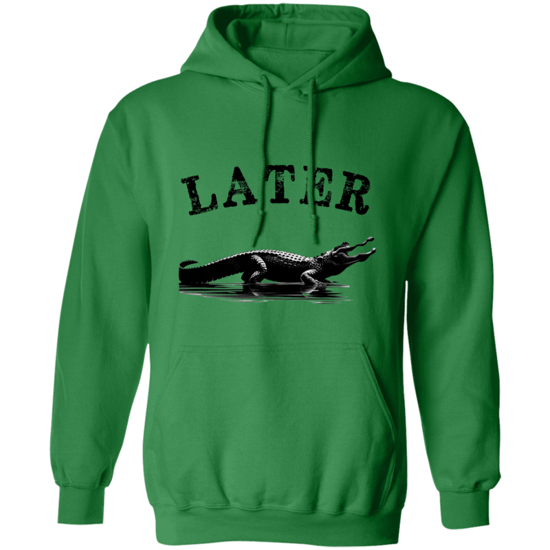 Later, Gator Men's Pullover Hoodie