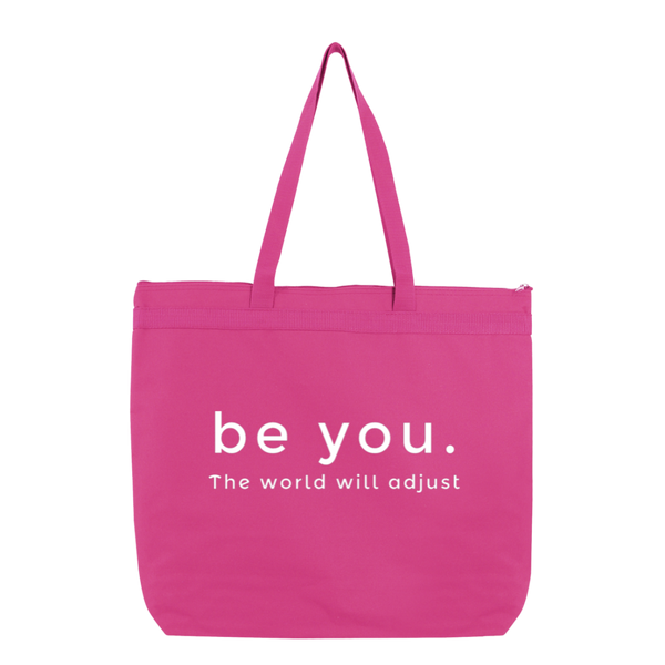 Be You. The World will Adjust Liberty Bags Melody Large Tote