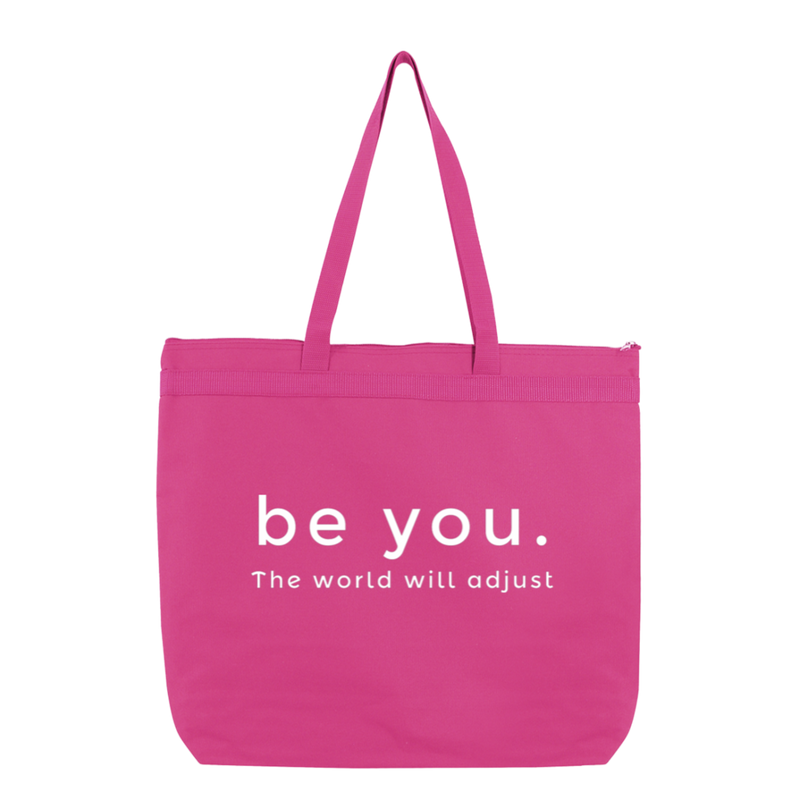 Be You. The World will Adjust Liberty Bags Melody Large Tote