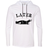 Later, Gator Men's 100% Cotton Gildan Long Sleeve T-Shirt Hoodie