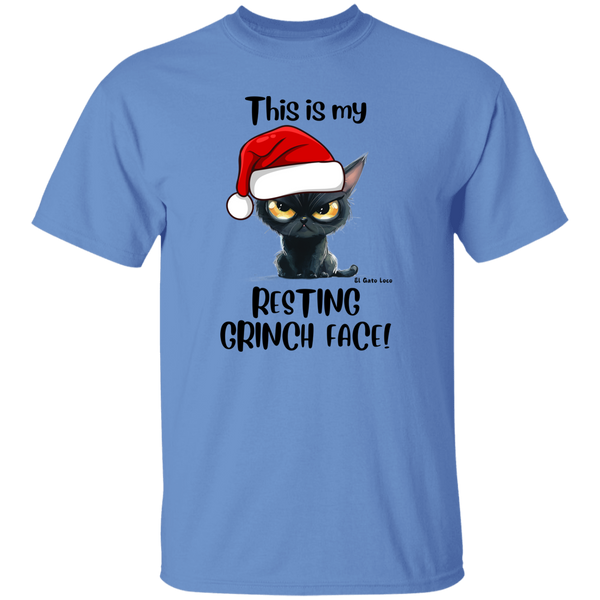 Resting Grinch Face Men's 100% Cotton T-Shirt