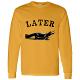 Later, Gator Men's 100% Cotton Long Sleeve T-Shirt