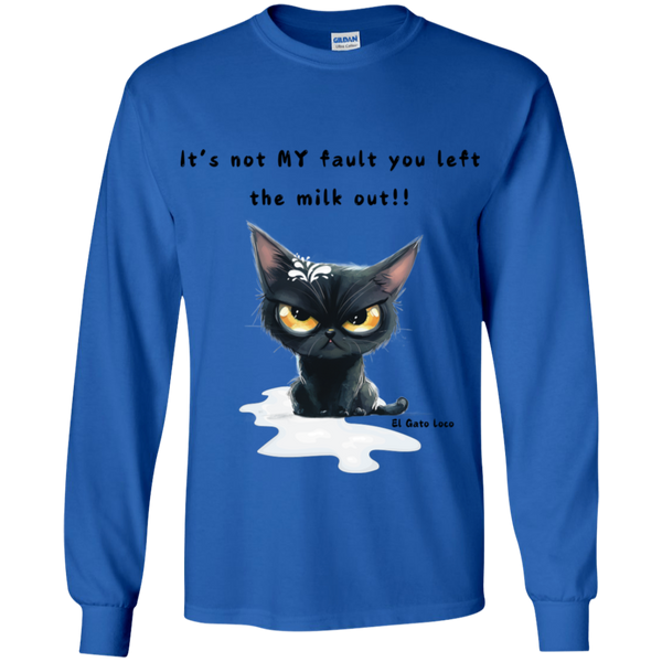 It's Not MY Fault... Kid's 100% Cotton Long Sleeve T-Shirt