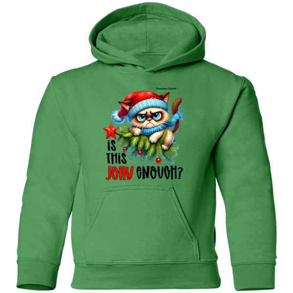 Is This Jolly Enough? Kid's Pullover Hoodie