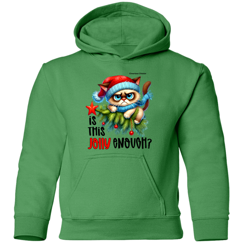 Is This Jolly Enough? Kid's Pullover Hoodie