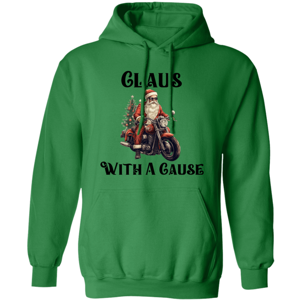 Claus With A Cause Men's Pullover Hoodie