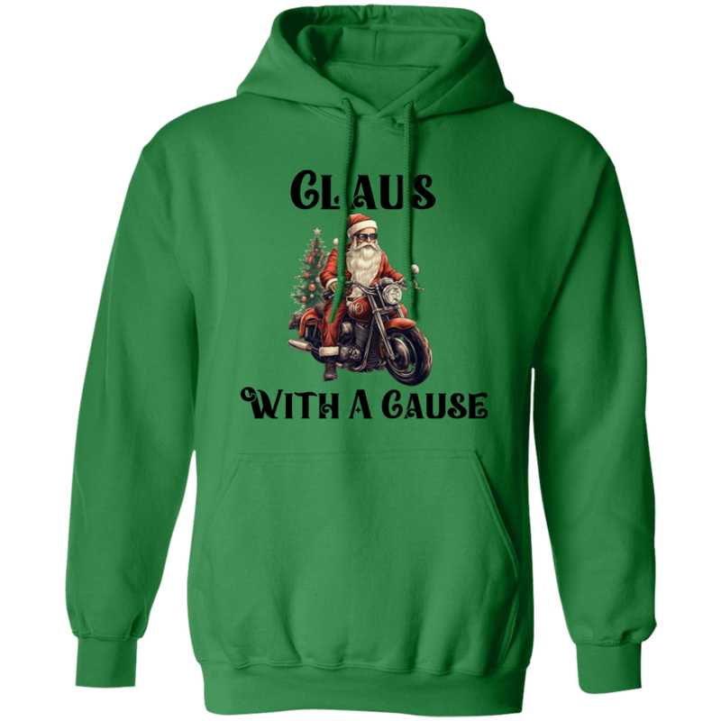 Claus With A Cause Men's Pullover Hoodie