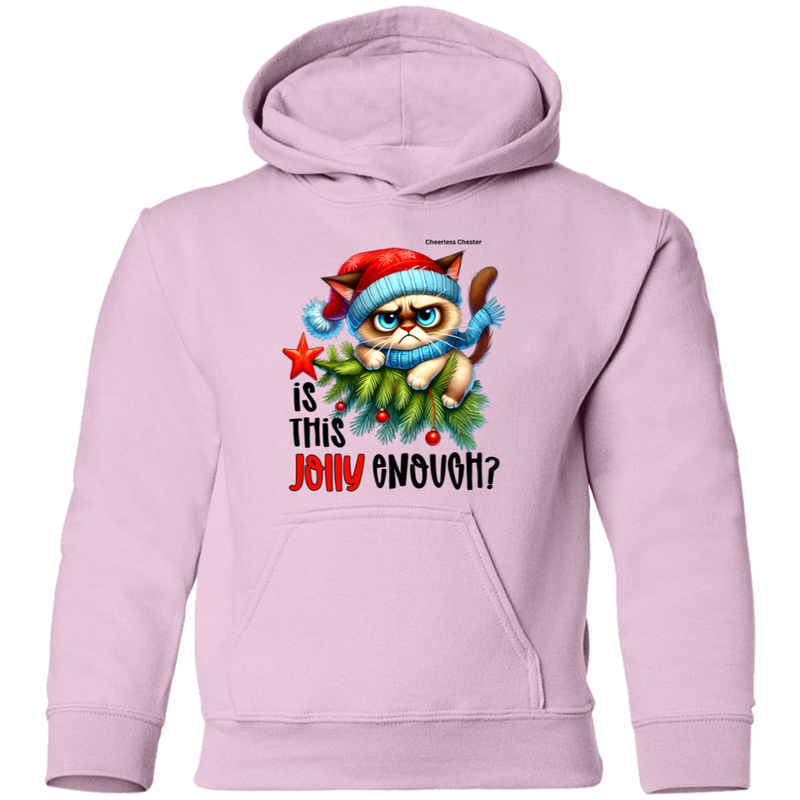 Is This Jolly Enough? Kid's Pullover Hoodie