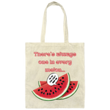 Watermelon World Forever 100% Cotton Canvas Tote Bag