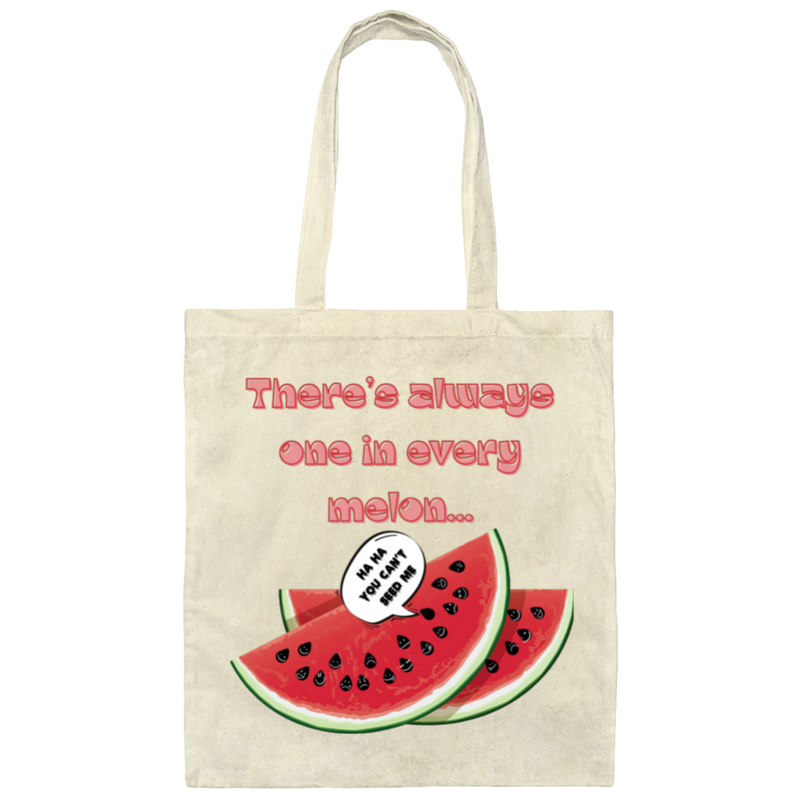 Watermelon World Forever 100% Cotton Canvas Tote Bag