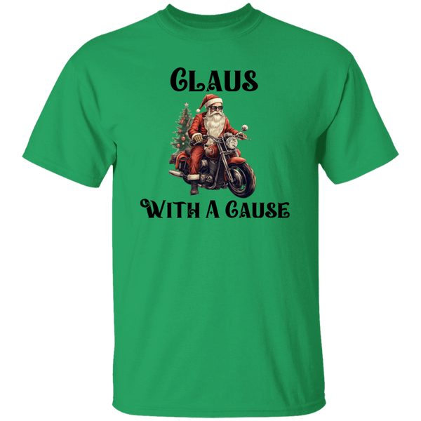 Claus With a Cause Men's 100% Cotton T-Shirt