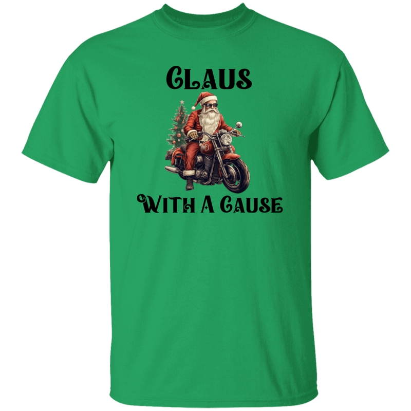 Claus With a Cause Men's 100% Cotton T-Shirt