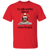 Dachshund Extra Treats! Men's 100% Cotton T-Shirt