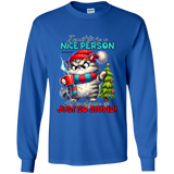 I Want To Be A Nice Person Kid's 100% Cotton Long Sleeve T-Shirt