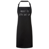 About to Stir Shit Up Bib Apron