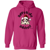 Happy Husky Holidays Women's Pullover Hoodie