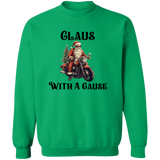 Claus With A Cause Men's Pullover Sweatshirt