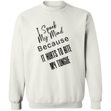 I Speak My Mind... Men's Crewneck Pullover Sweatshirt