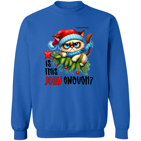 Is This Jolly Enough? Men's Pullover Sweatshirt