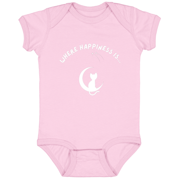 Where Happiness is... Baby 100% Cotton Onesie