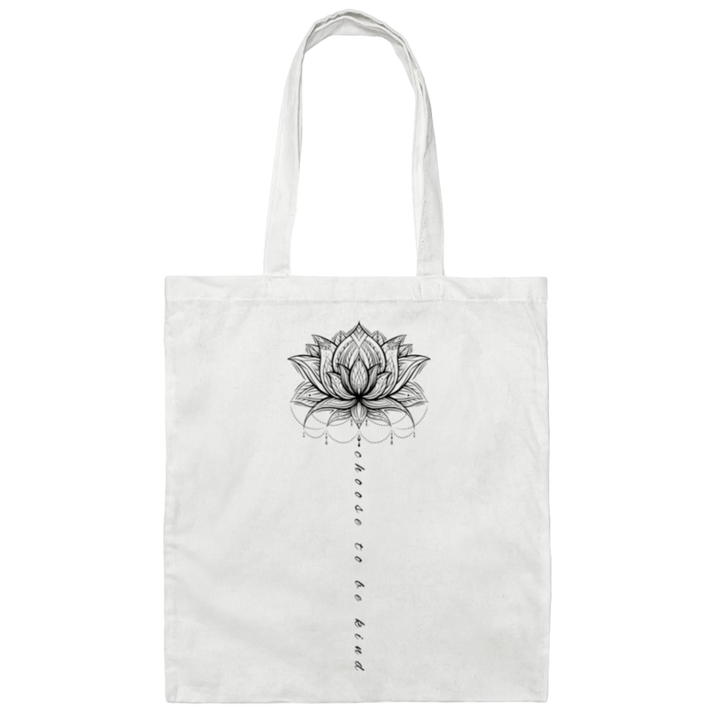 Choose to be kind  100% Cotton Canvas Tote Bag