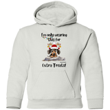 Dachshund Extra Treats! Kid's Pullover Hoodie