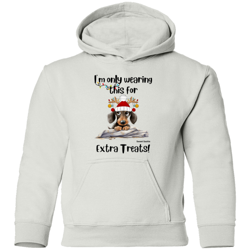 Dachshund Extra Treats! Kid's Pullover Hoodie