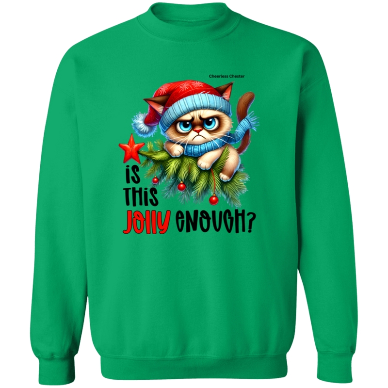 Is This Jolly Enough? Men's Pullover Sweatshirt