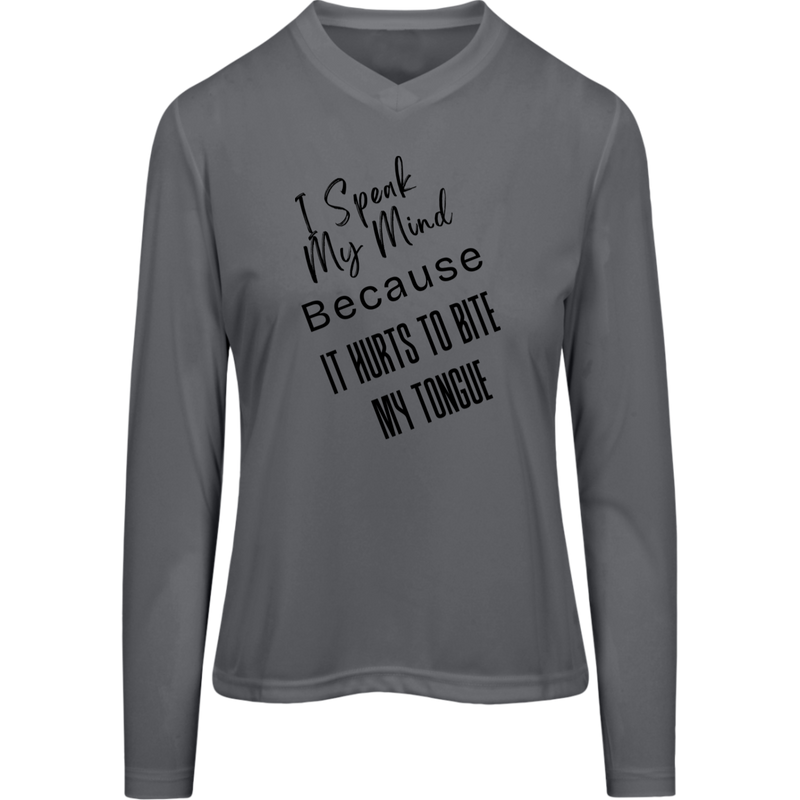 I Speak My Mind... Women's Zone Long Sleeve T-shirt