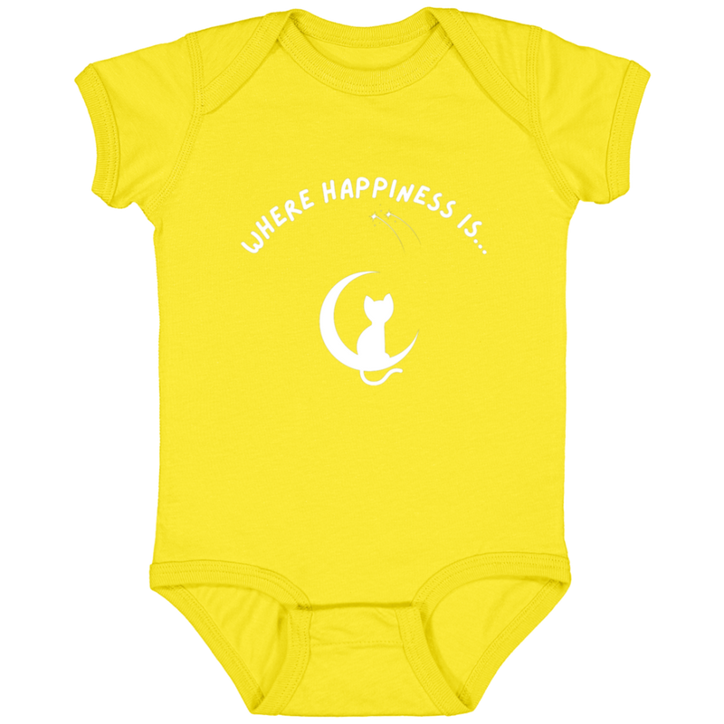 Where Happiness is... Baby 100% Cotton Onesie