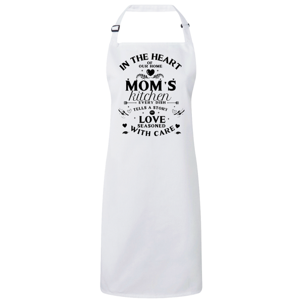 Mom's Kitchen with Love Cooking Apron