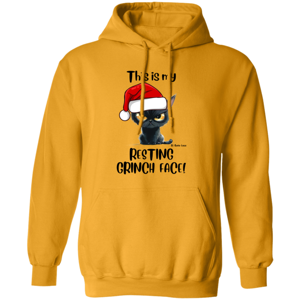 Resting Grinch Face Women's Pullover Hoodie