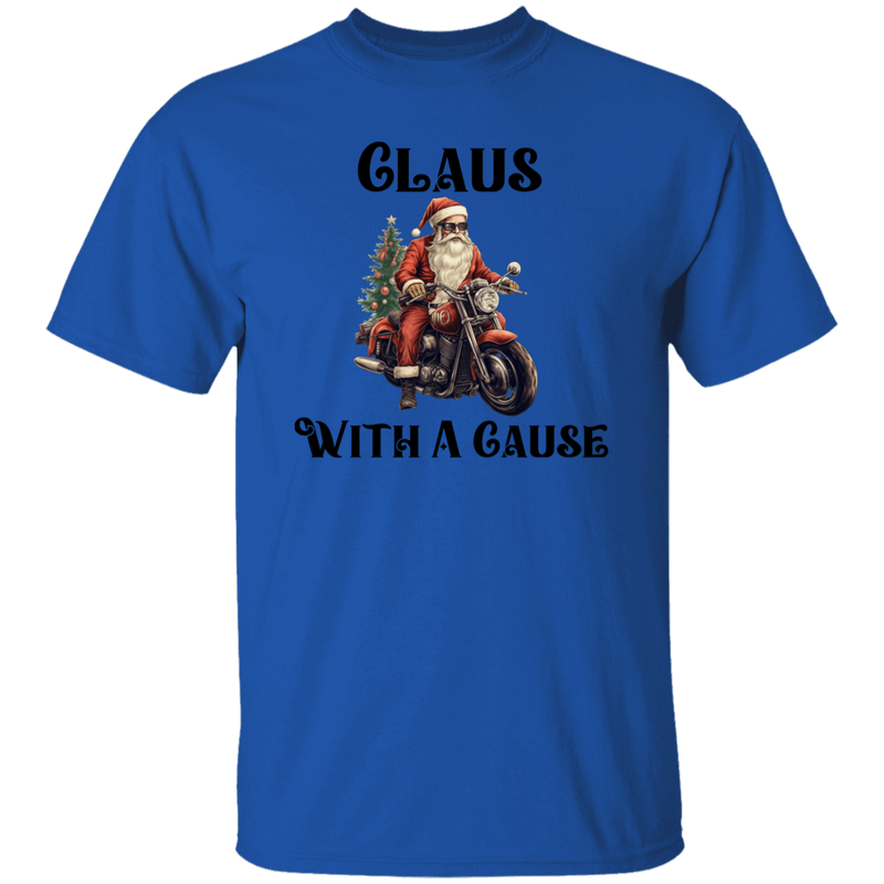 Claus With a Cause Men's 100% Cotton T-Shirt