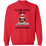 Dachshund Extra Treats! Men's Crewneck Pullover Sweatshirt