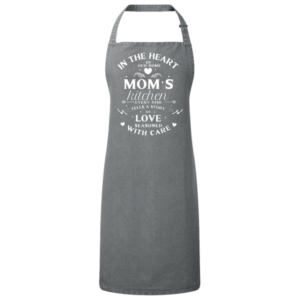 Mom's Kitchen with Love Cooking Apron