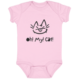 Oh! My! Cat! Baby 100% Cotton Onesie