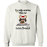 Dachshund Extra Treats! Men's Crewneck Pullover Sweatshirt