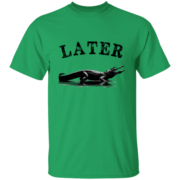 Later, Gator Men's 100% Cotton T-Shirt