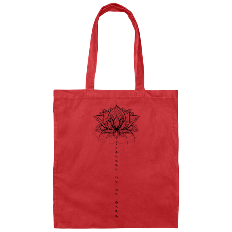 Choose to be kind  100% Cotton Canvas Tote Bag