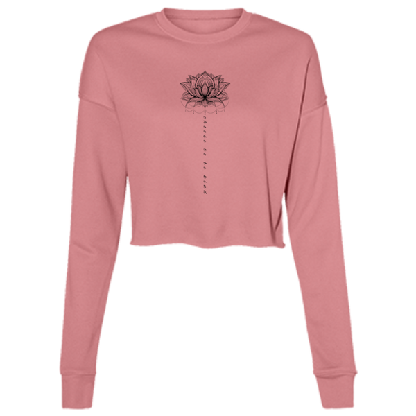 Choose to be kind Women's Cropped Fleece