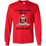 Dachshund Extra Treats! Kid's 100% Cotton Long Sleeve T-Shirt